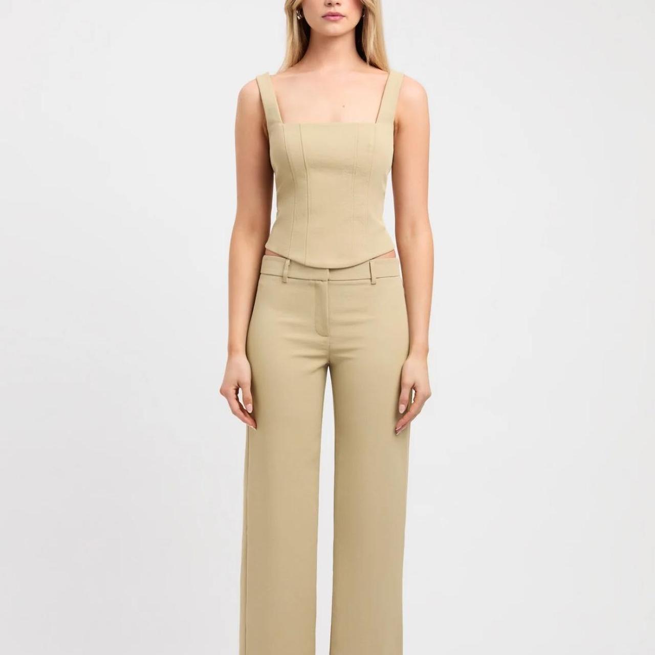 Kookai Ariel Green Tea Pants only size 42 (14). Only... Depop