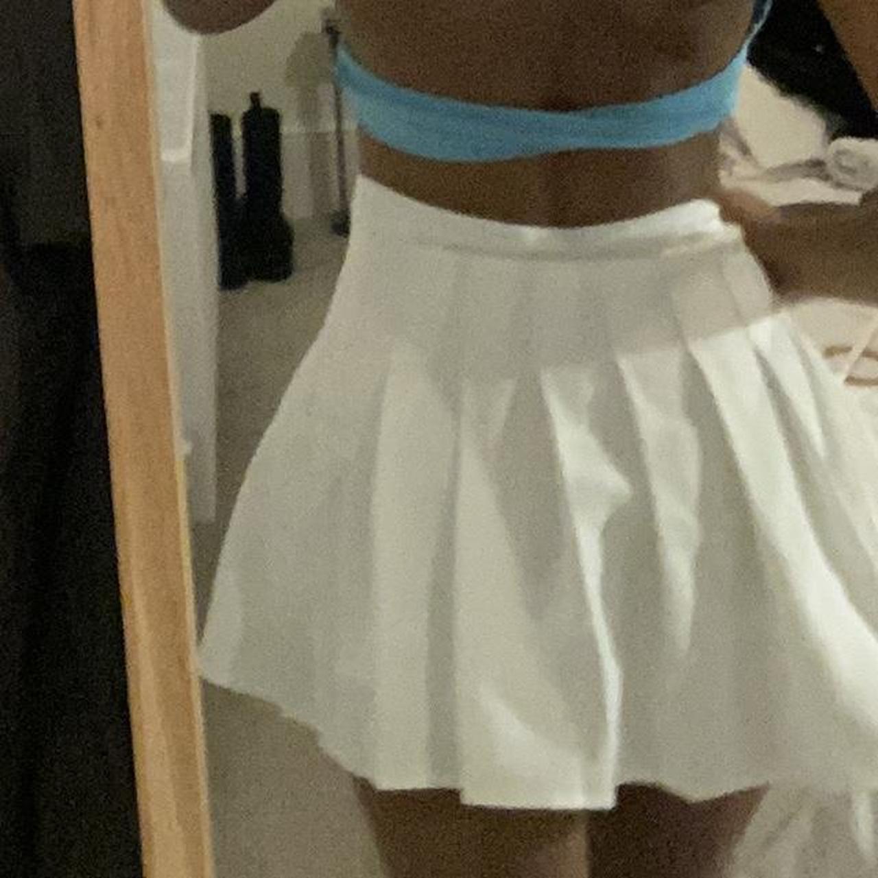 Stunning White Tennis Skirt Shorts Inside Size Depop 6679