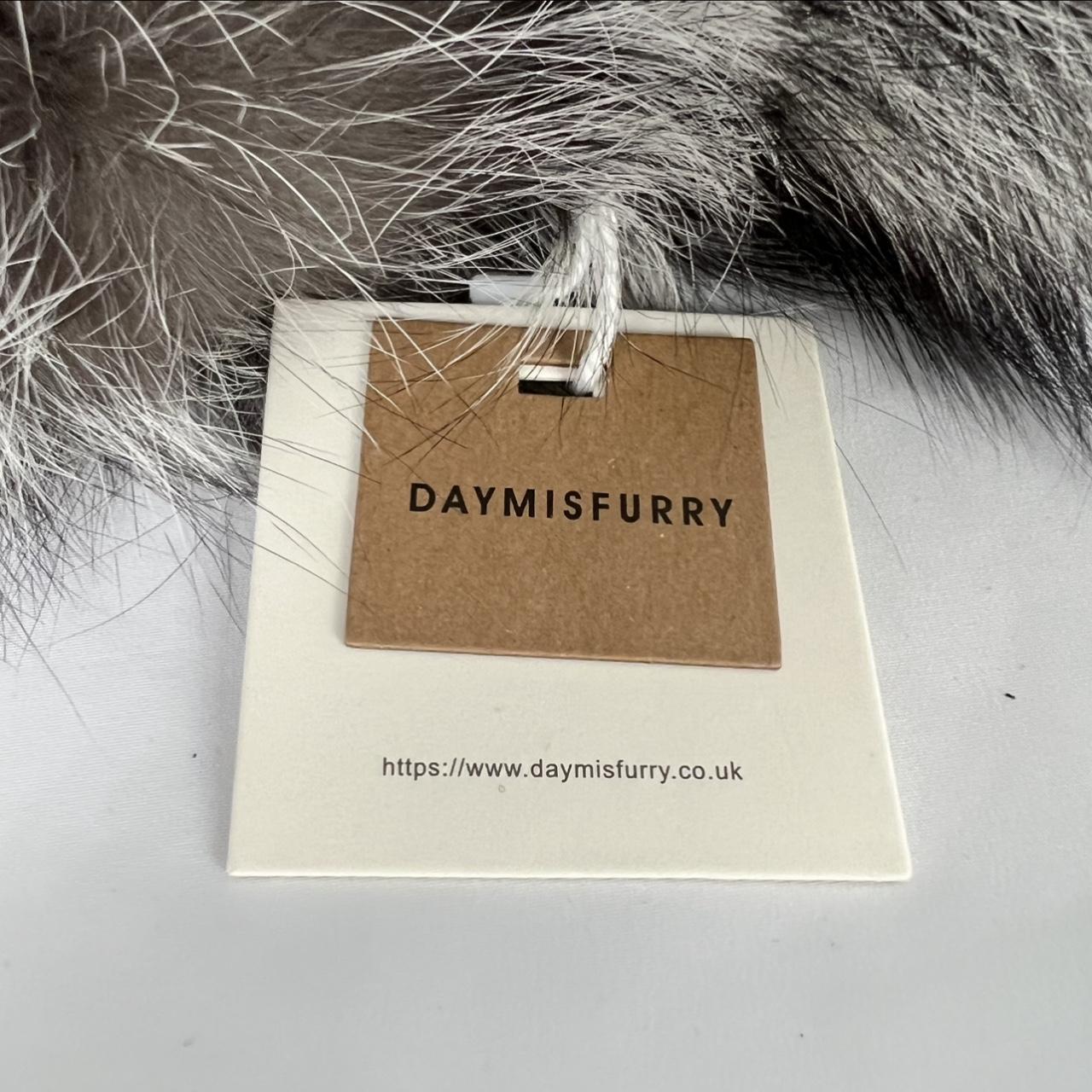 Daymisfurry grey fur cuffs One size RRP £41 Slap - Depop