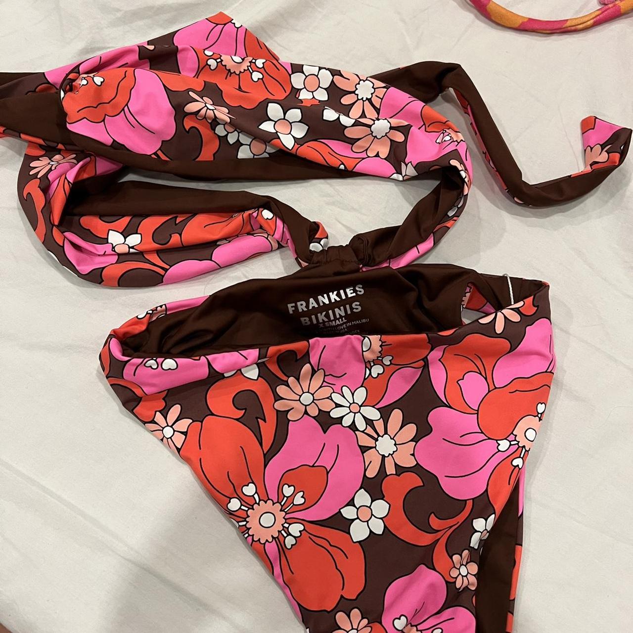 Frankies bikini dorothy floral halter one piece... Depop