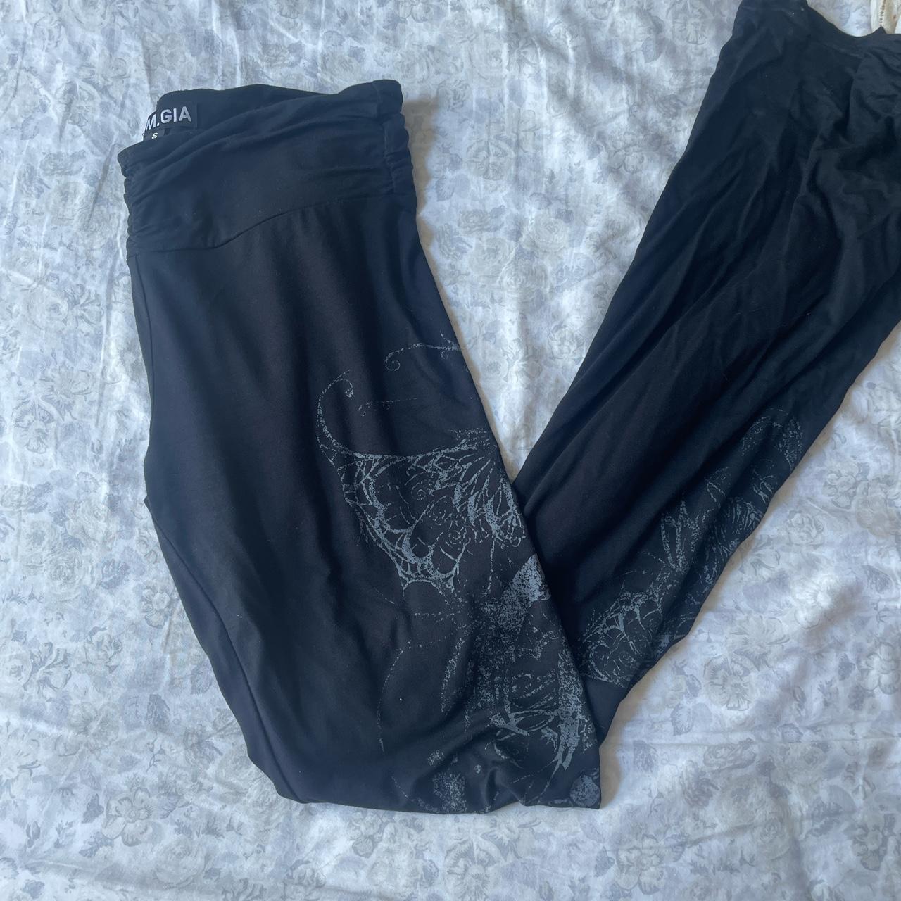 I AM GIA LEGGINGS black flare leggings Worn once... - Depop