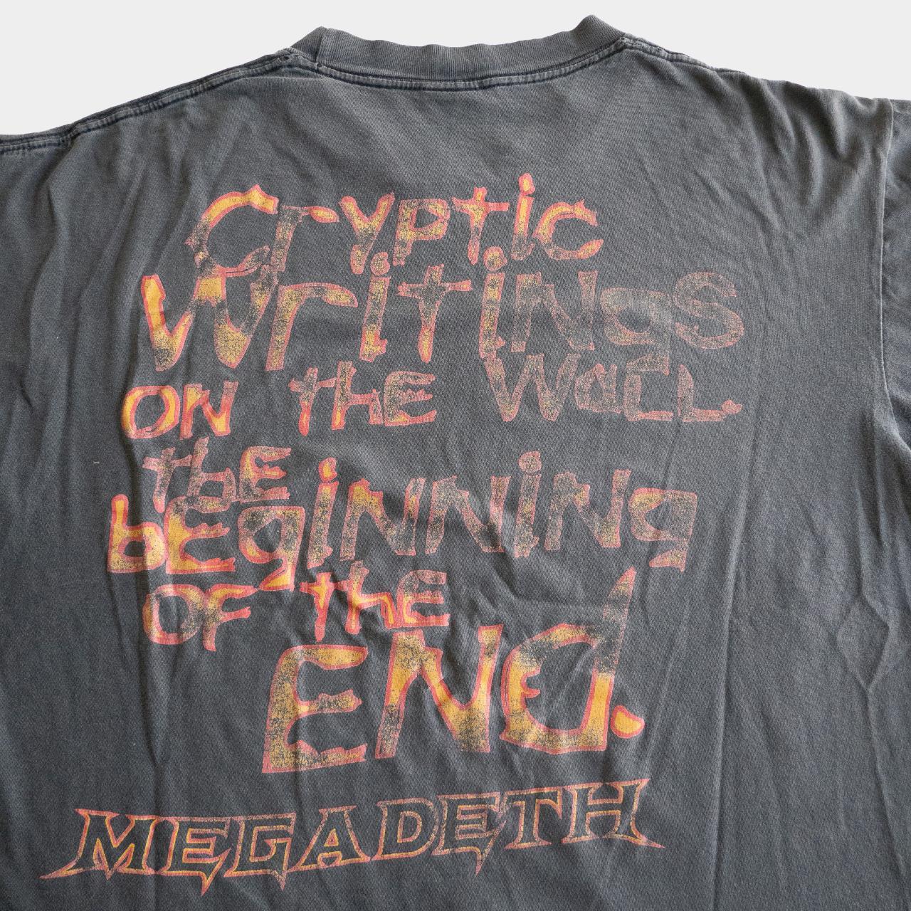 Vintage 1997 Megadeth Chaos Comics Cryptic Writings | Depop