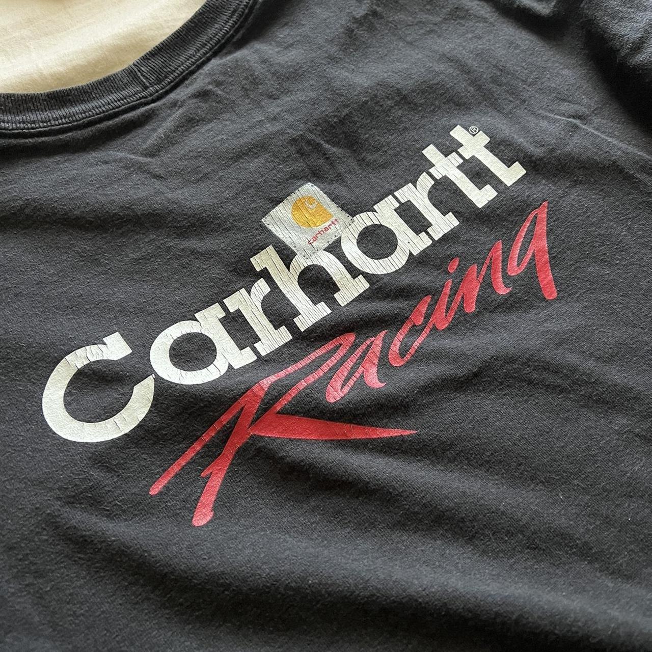 Vintage Rare Carhartt Racing retailer Shirt