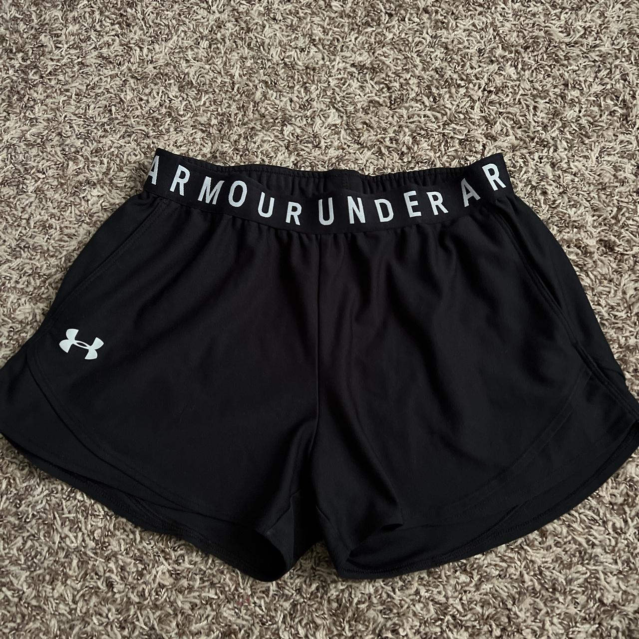 Under Armour Women's Black Shorts | Depop