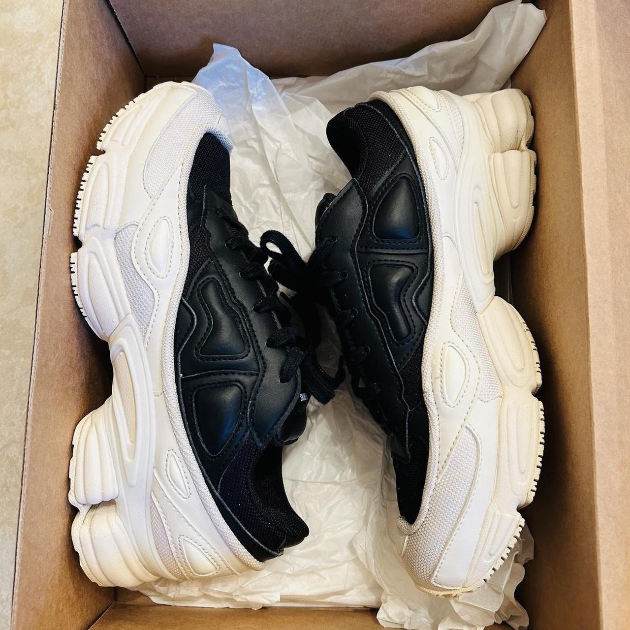 RAF SIMONS x Adidas Ozweego sneakers Uk7 Black Depop