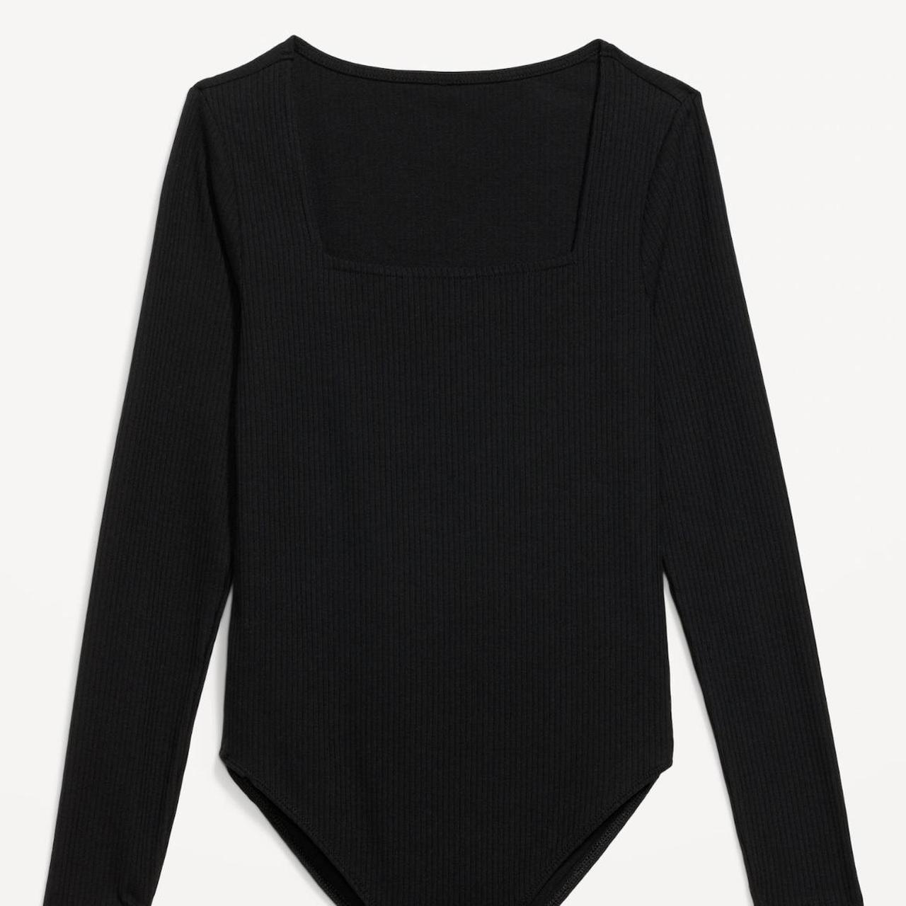 Old Navy Women's Black Bodysuit Depop