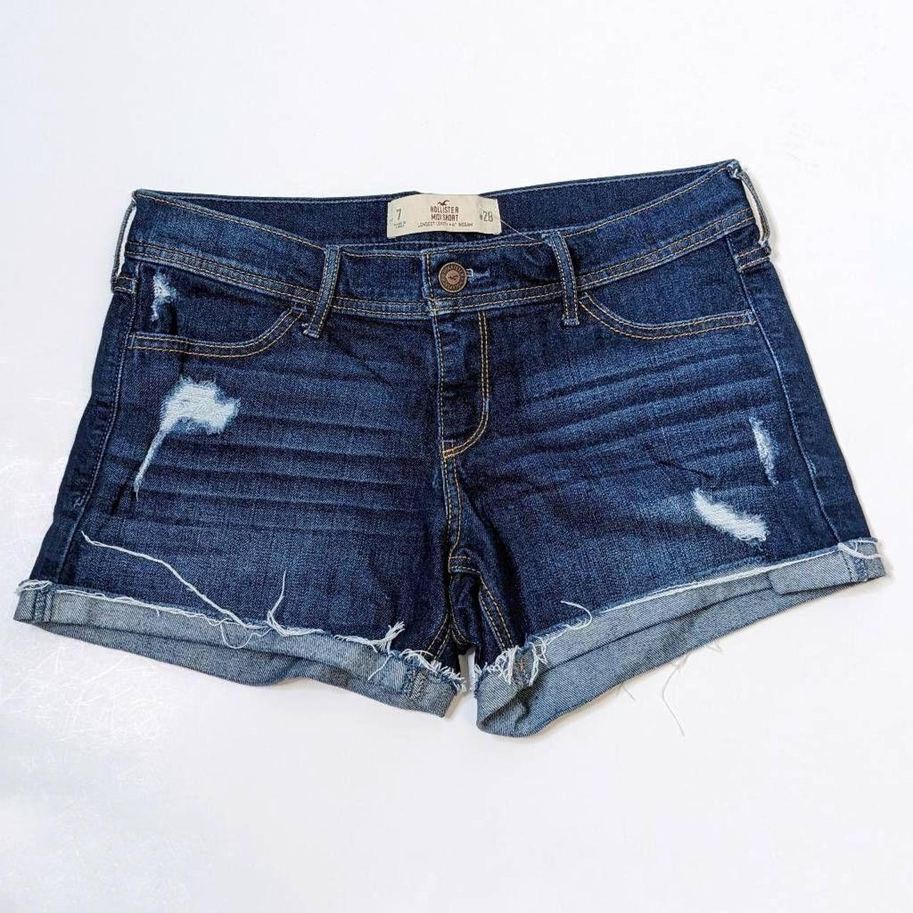 Hollister Distressed Midi Short Longest Length size. Depop