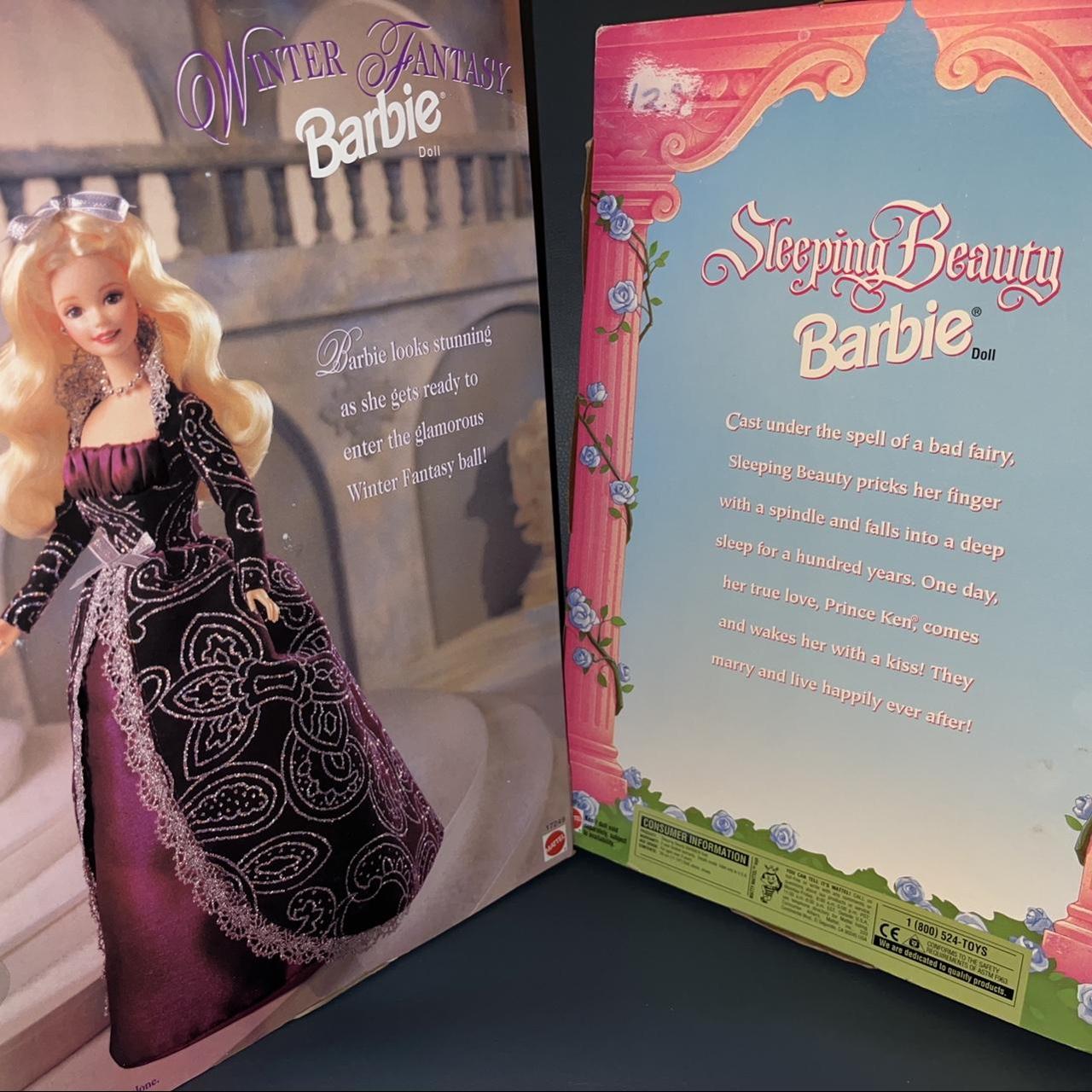 Vintage 1996 Winter Fantasy Barbie & 1998 Disney... - Depop