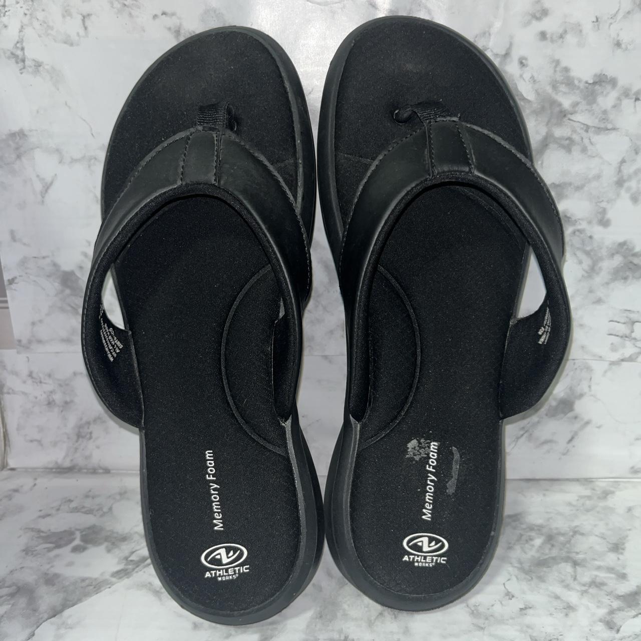 Athletic works flip flops online