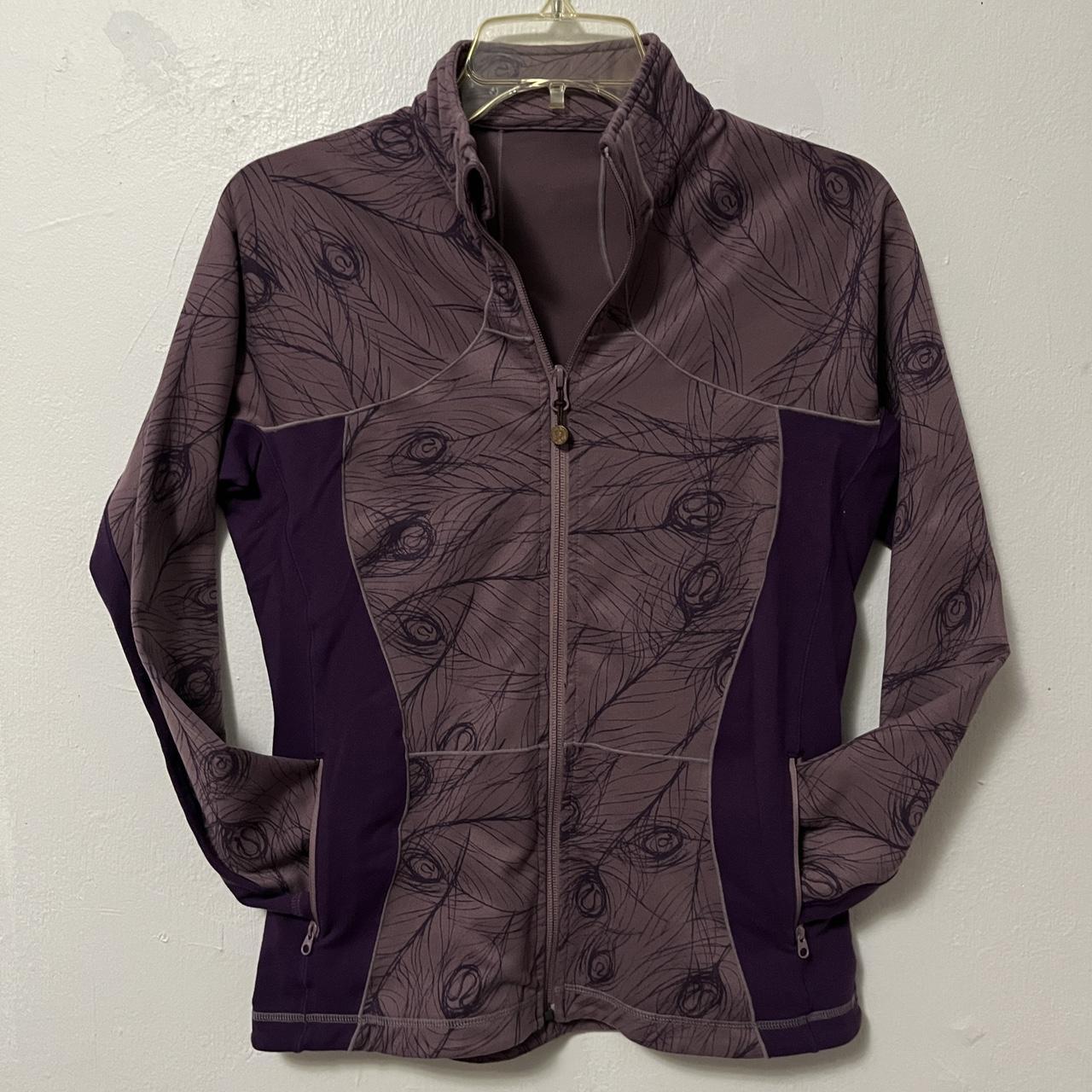 Lululemon Women's Jacket Purple 10 – Lululemon Peacock Feather