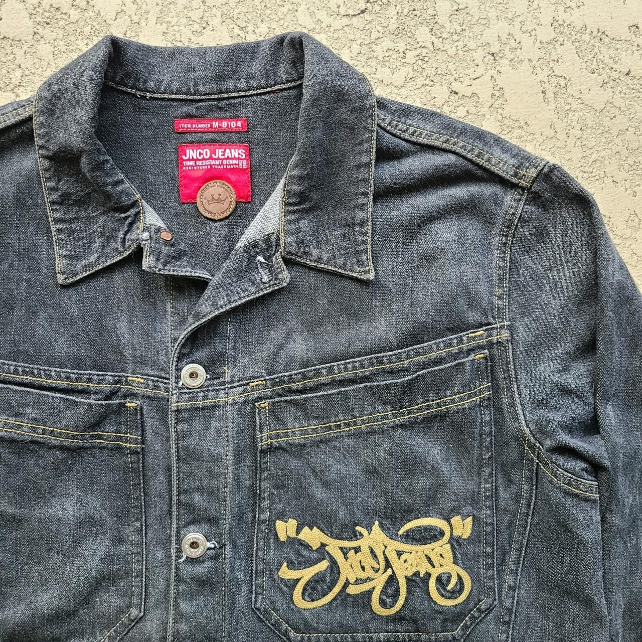 Vintage 90s/Early 00s Y2K, oversized Denim Jacket by... - Depop