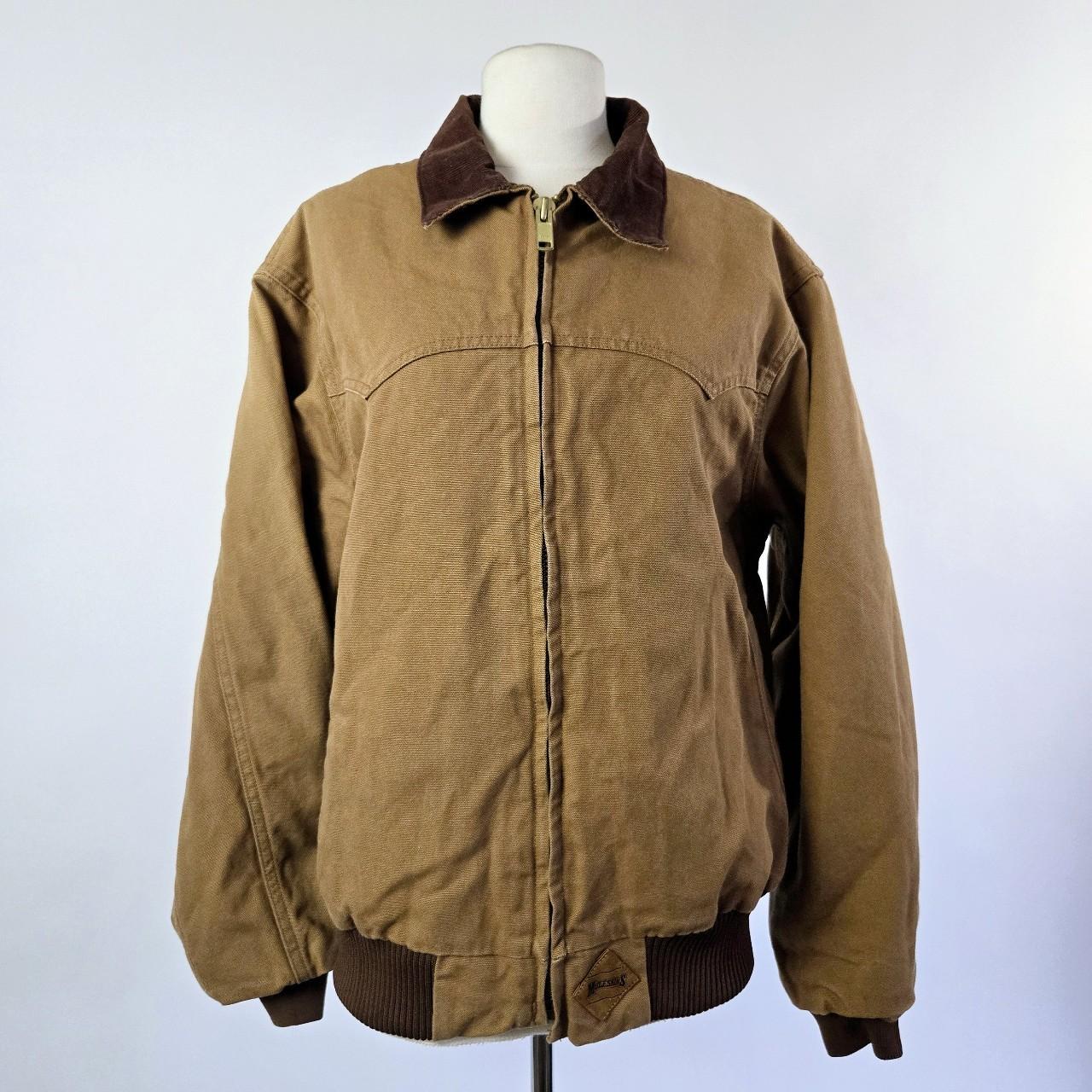 Carhartt high quality Vintage Santa Fe Bomber Jacket Lined Brown Men's