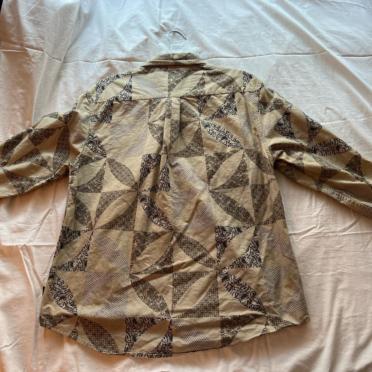 Stussy quilt discount pattern shirt