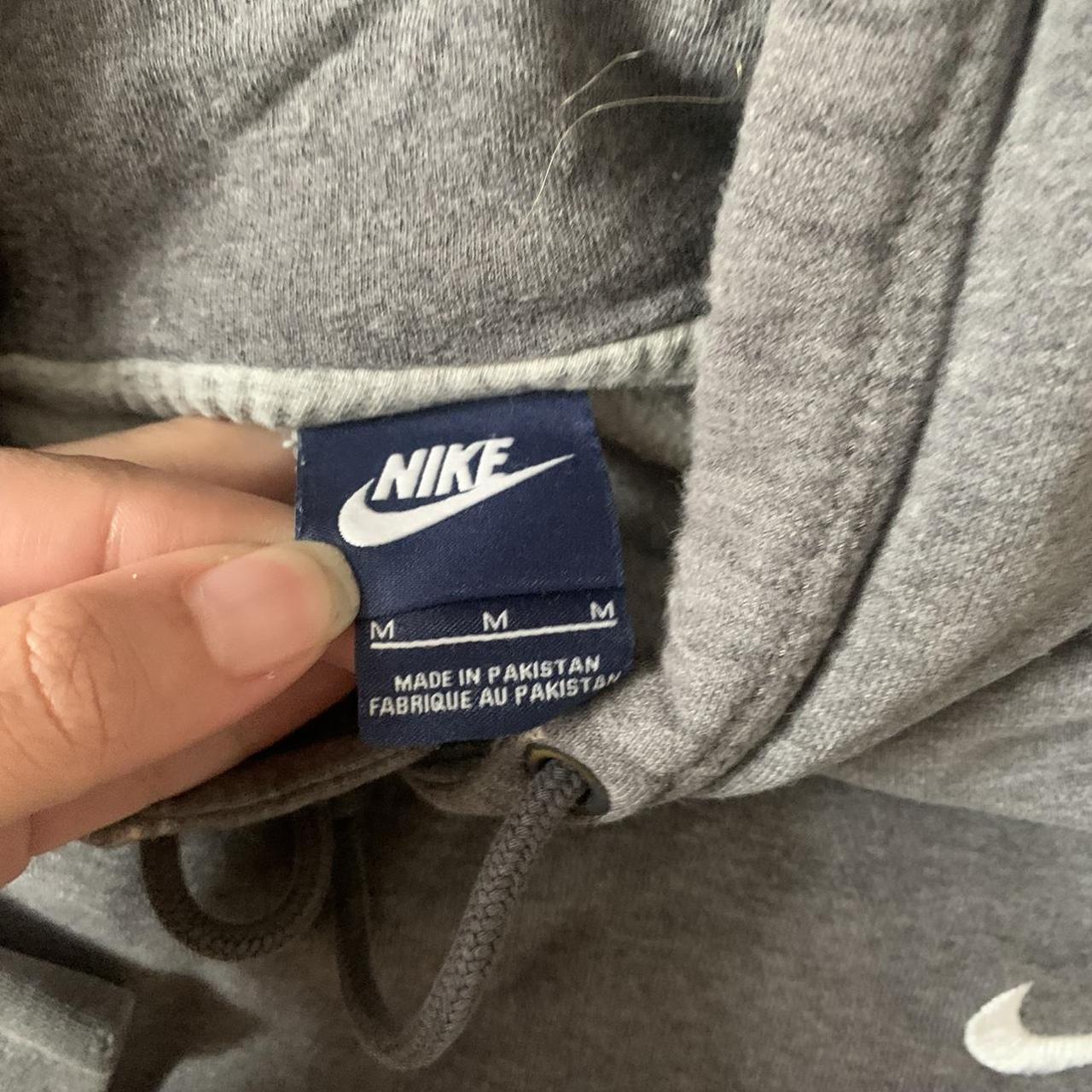 Mens Nike hoodie 2 white stains Size medium Depop