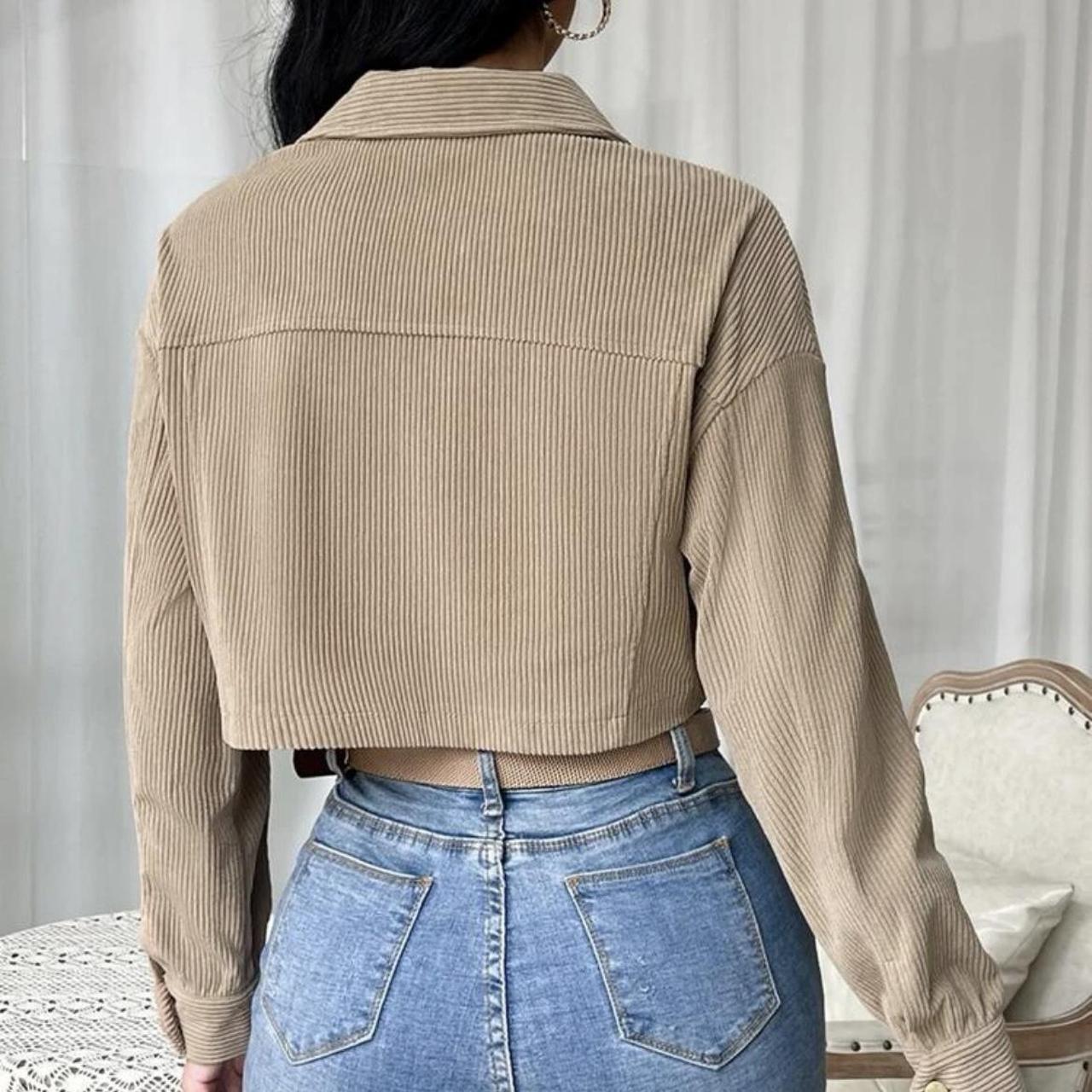 SHEIN Women's Brown Jacket Depop