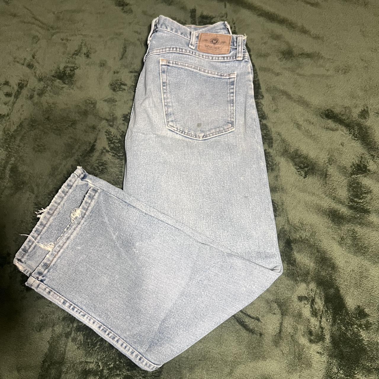 Vintage 90’s early 2000’s blue jeans These pants... - Depop