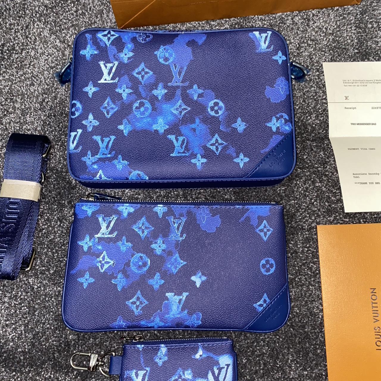 Louis Vuitton Men's Blue Bag | Depop