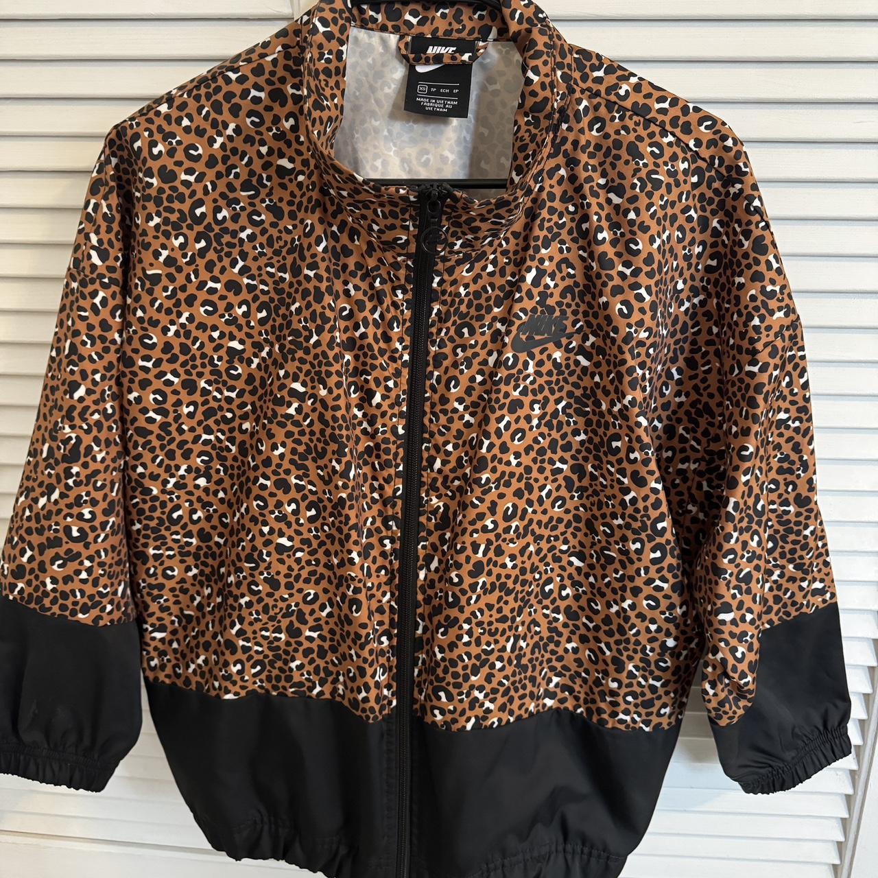 nike leopard print jacket