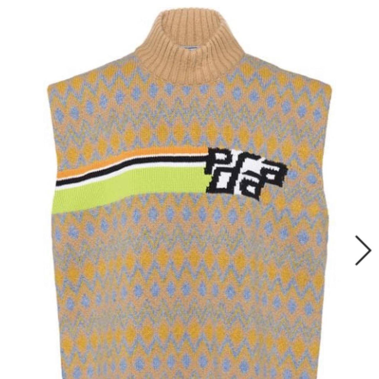 Prada shetland sweater vest cashmere knit vest | Depop