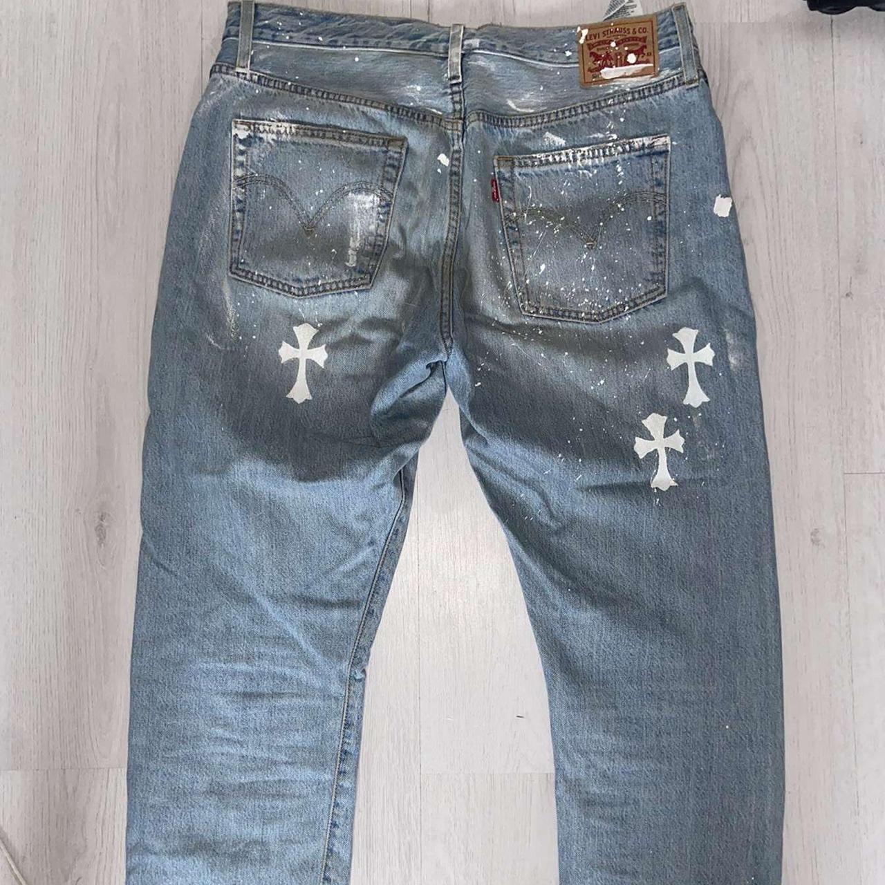 Levi custom jeans by Jean vintage Customised with... Depop