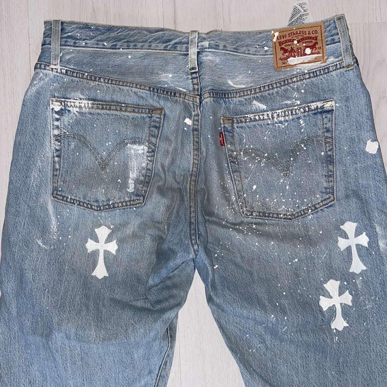 Levi custom jeans by Jean vintage Customised with... Depop