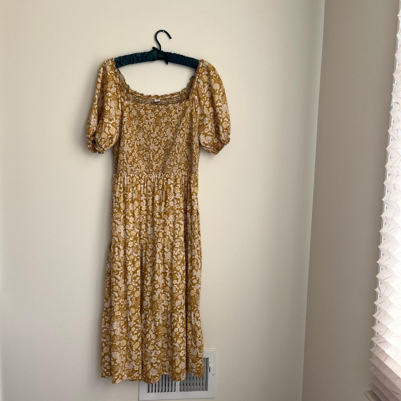 Old navy mustard hot sale yellow dress