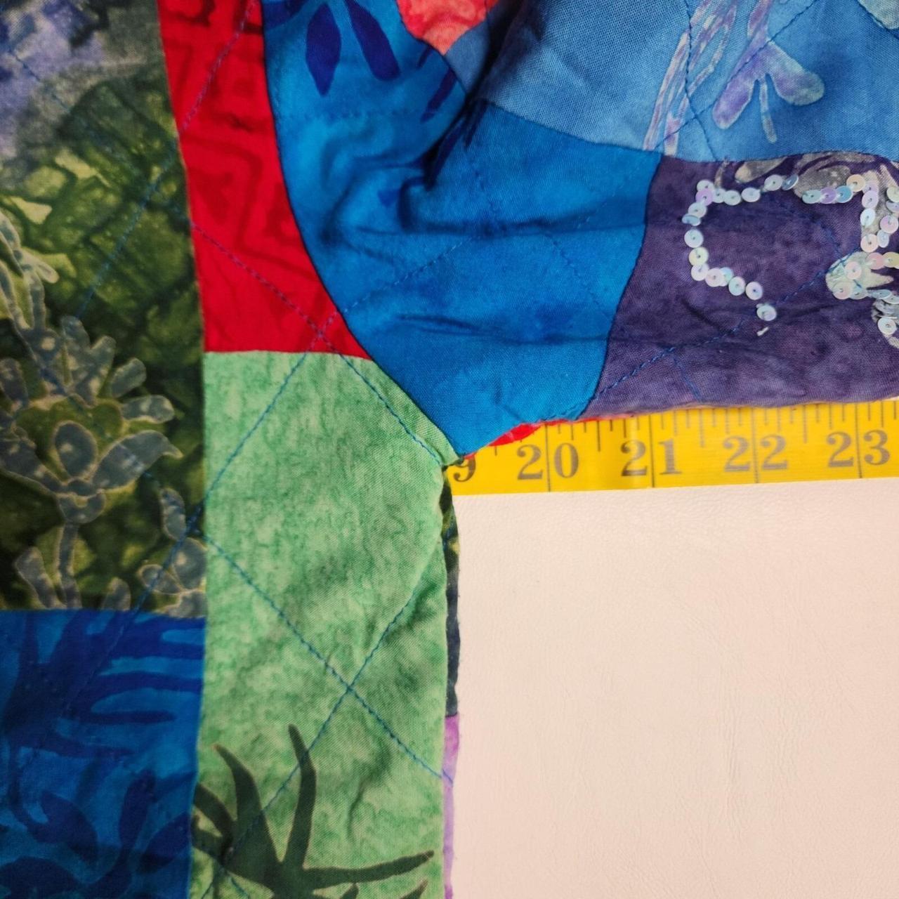 Women's Jacket - Multi - M – Patchwork Quilted Ja… - image 8