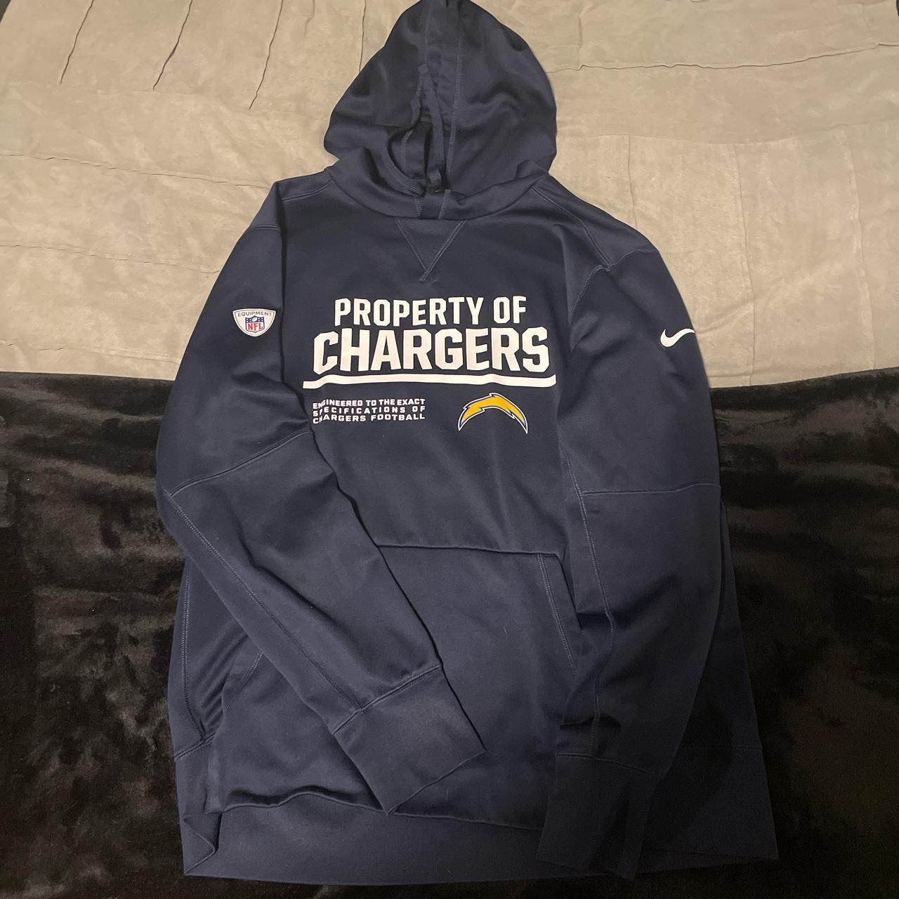 Los Angeles Chargers Nike Hoodie Large Worn but in - Depop