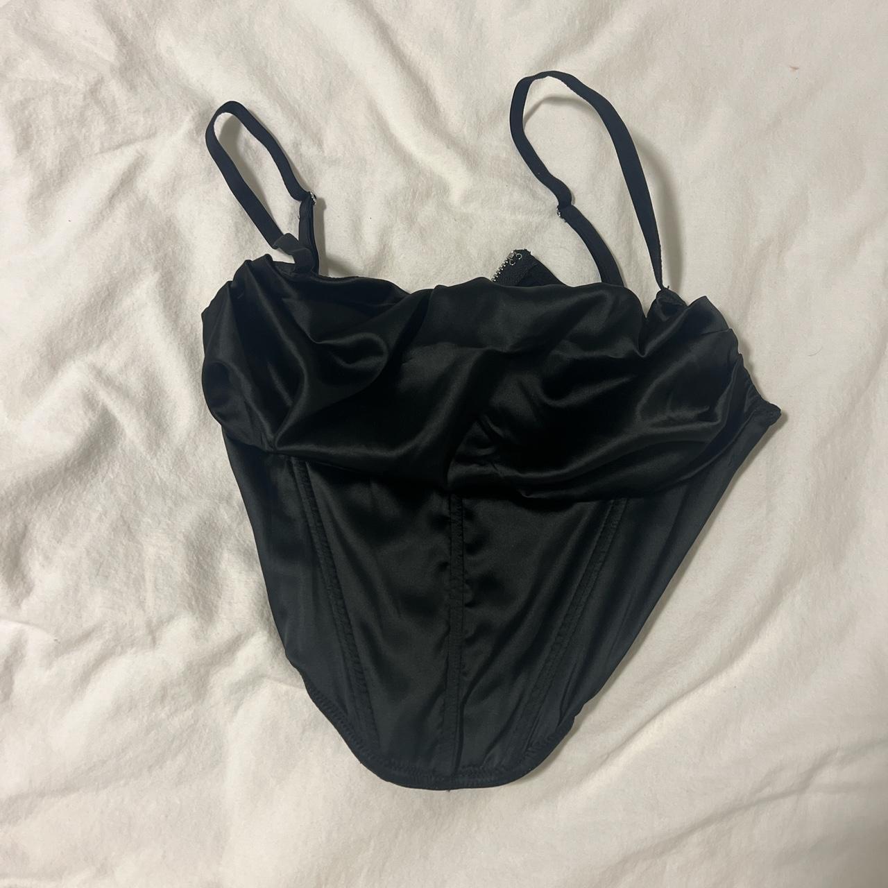 Urban outfitters satin corset top Never worn but... - Depop