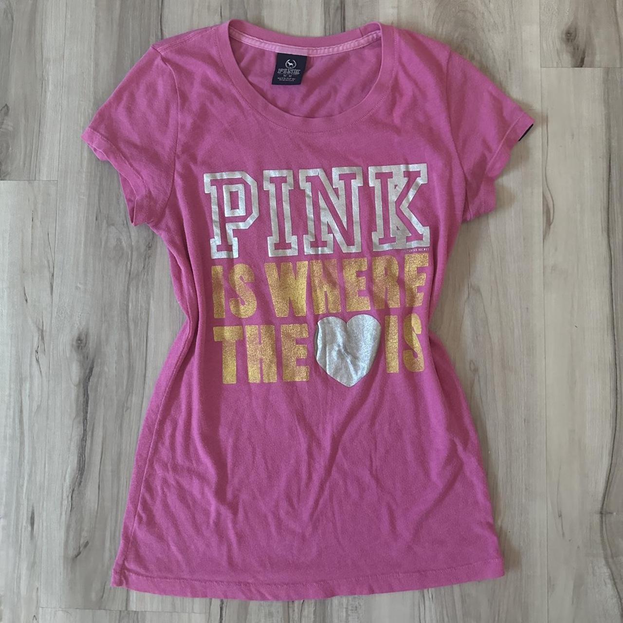 Vintage Victoria Secret PINK t-shirt ! Vintage... - Depop