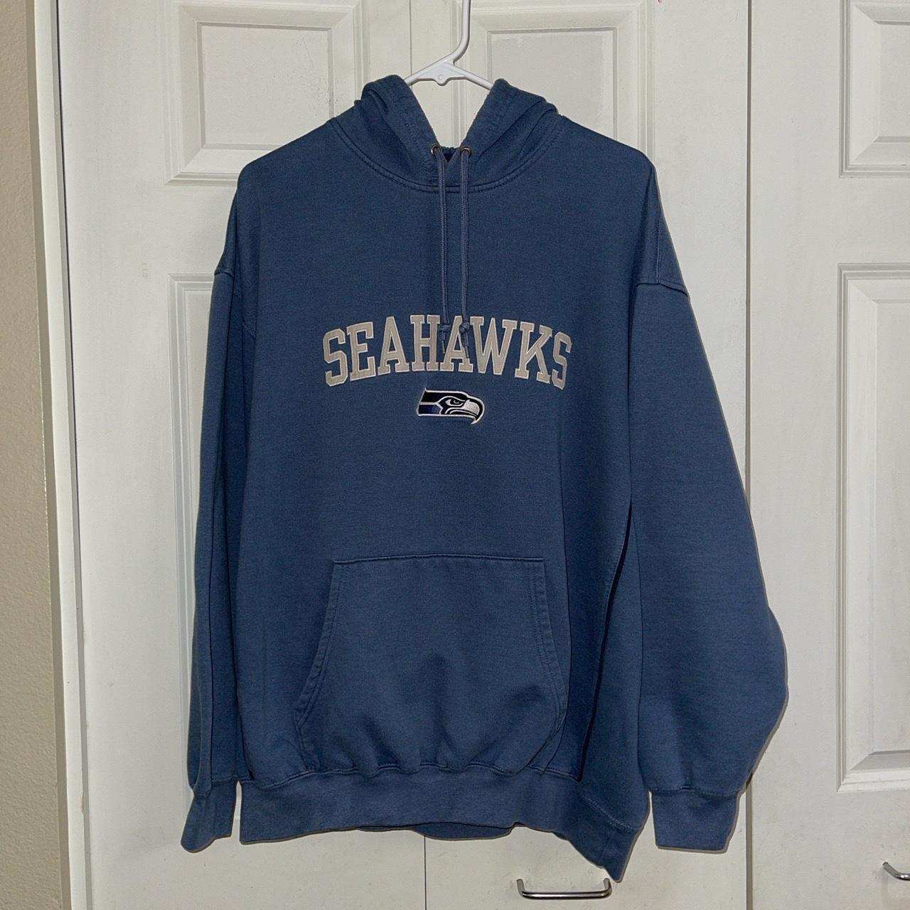 Mens Reebok Seattle Seahawks Hoodie Size Large No - Depop