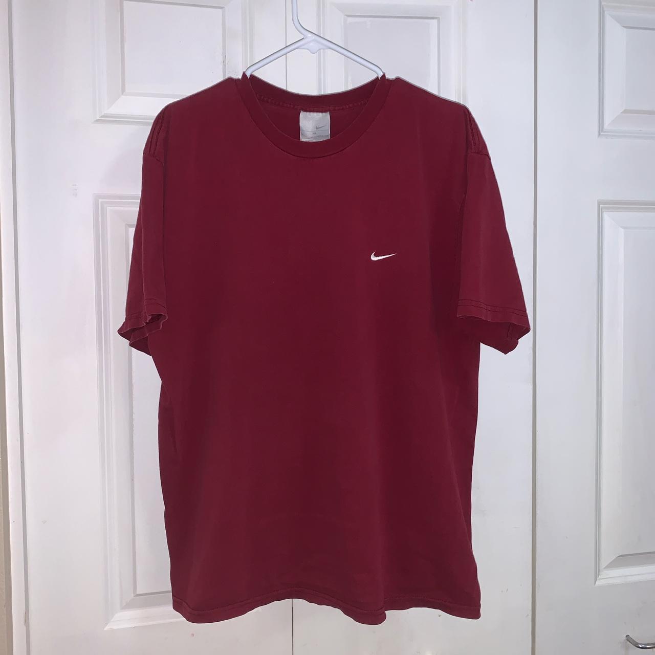 Nike Men's Shirt - Burgundy - XL