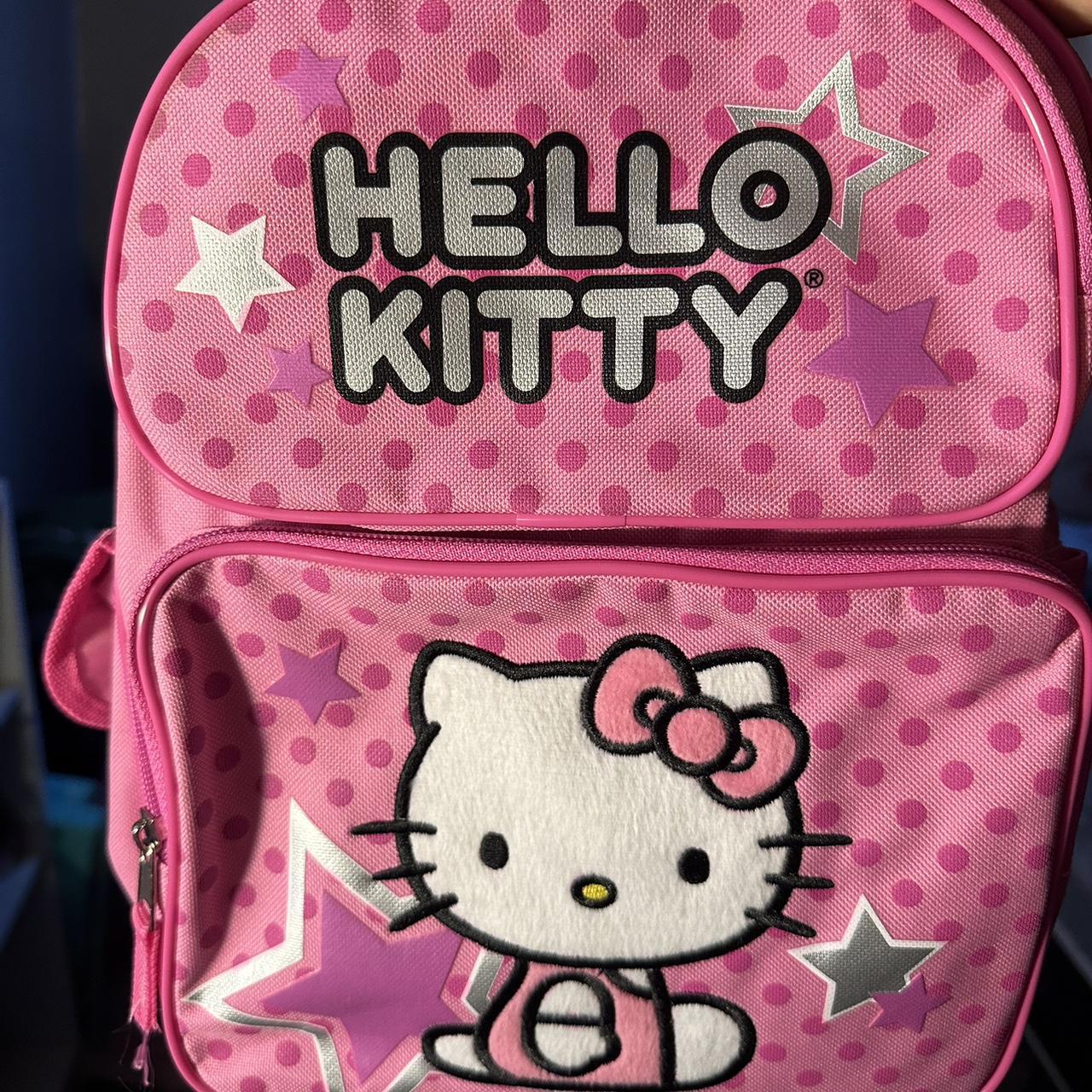 Hello kitty small backpack. Never used, zippers work... - Depop