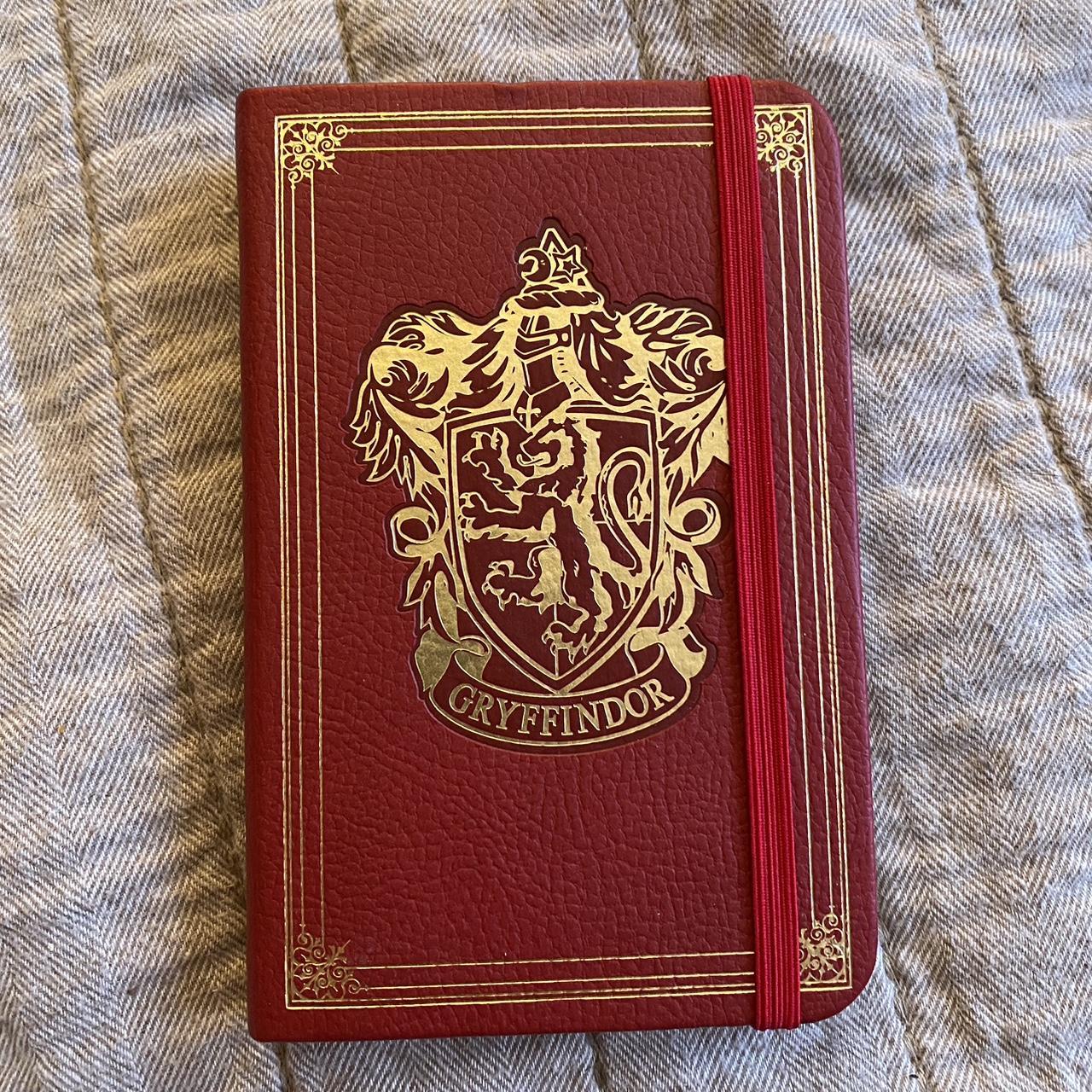 Harry Potter Gryffindor Notebook red and gold... - Depop