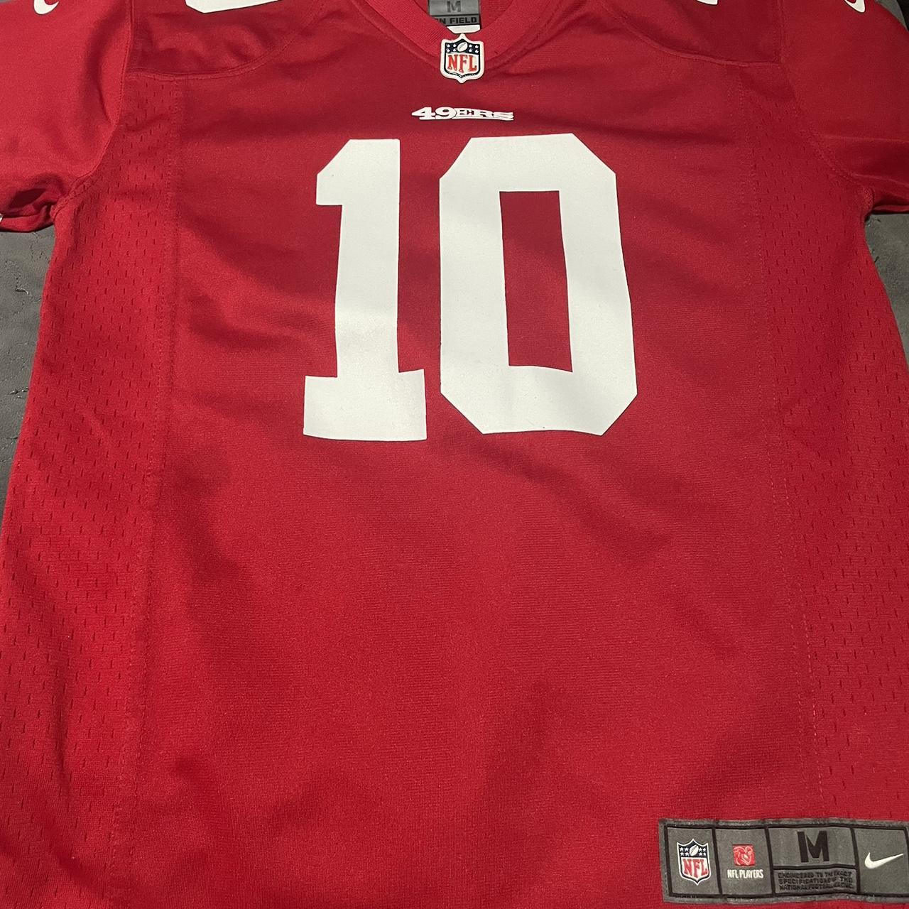 49ers Garoppolo Jersey Color: Black Size: Youth XL - Depop