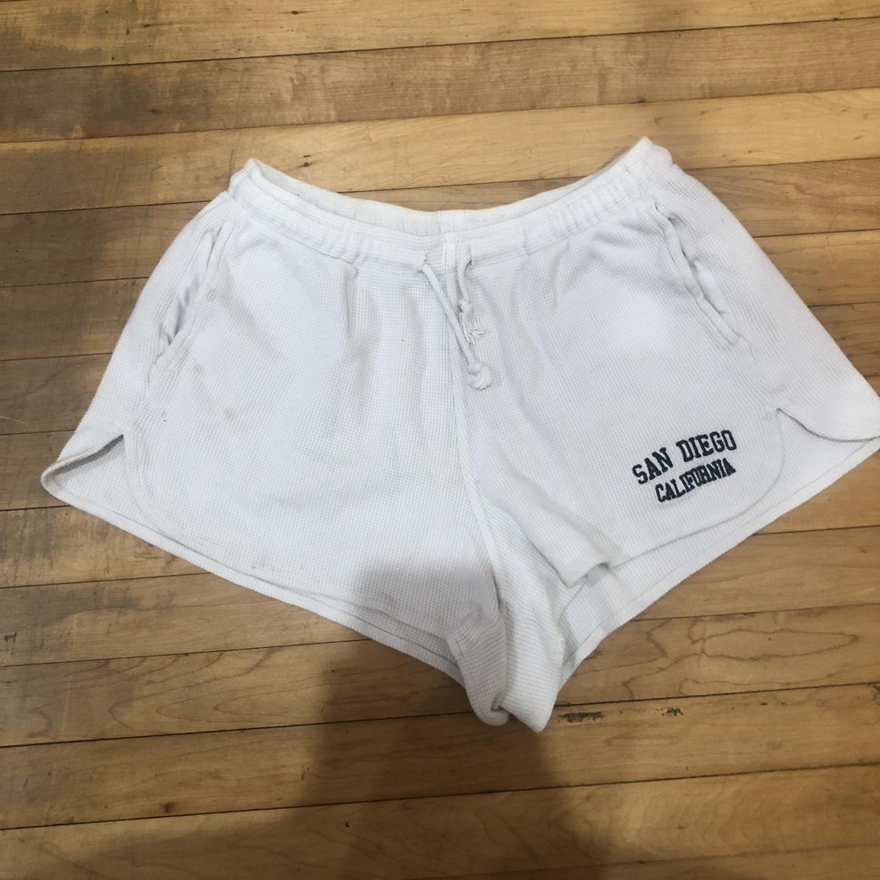 ⭐️ brandy melville thermal shorts minor stain size: - Depop