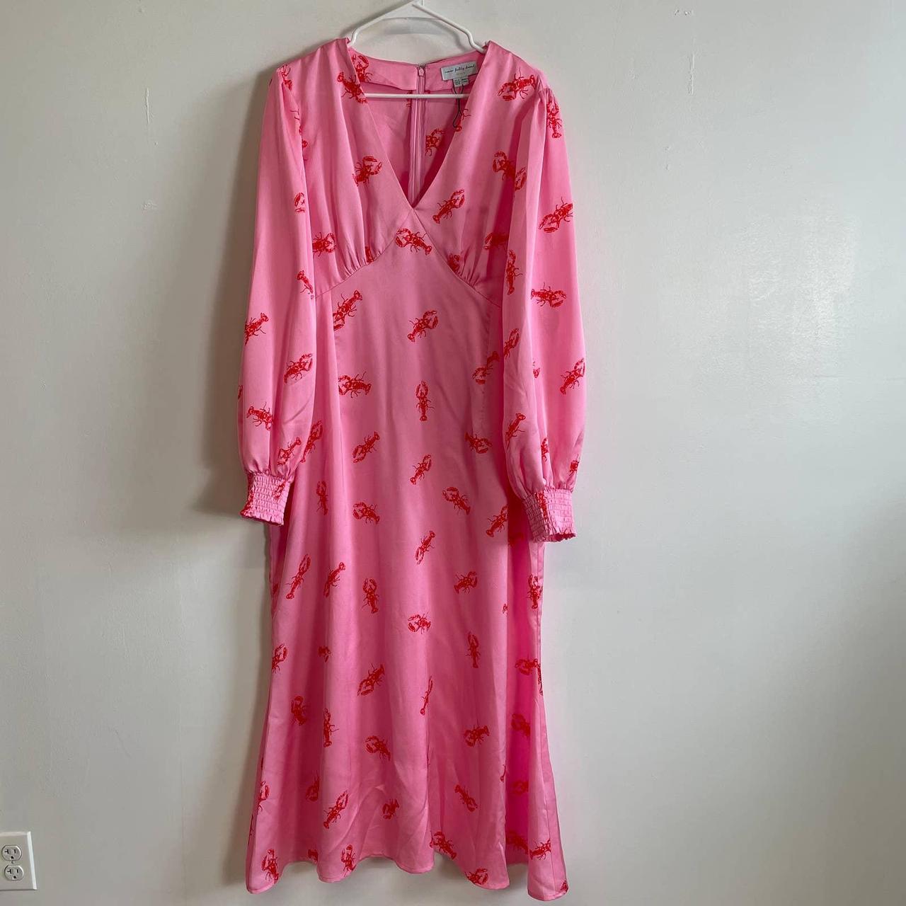 Never Fully Dressed Lobster Maxi Dress Pink Bloggers Depop 