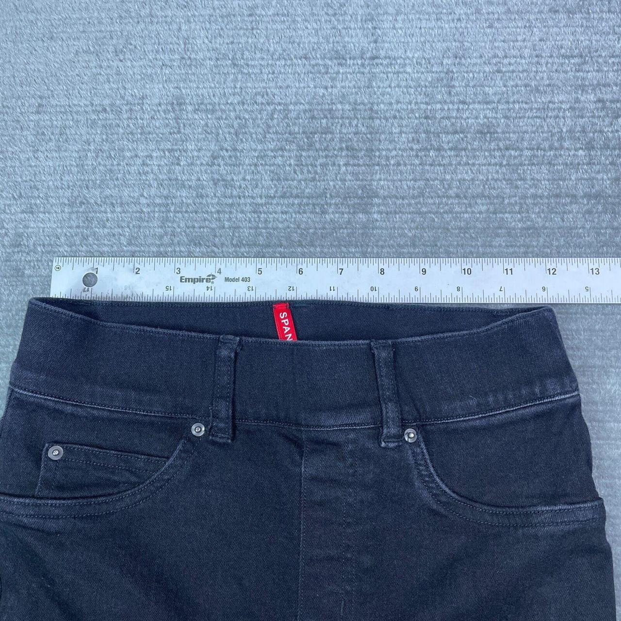 Spanx Jeans Women XS Black Flare Pull On Wash High... - Depop