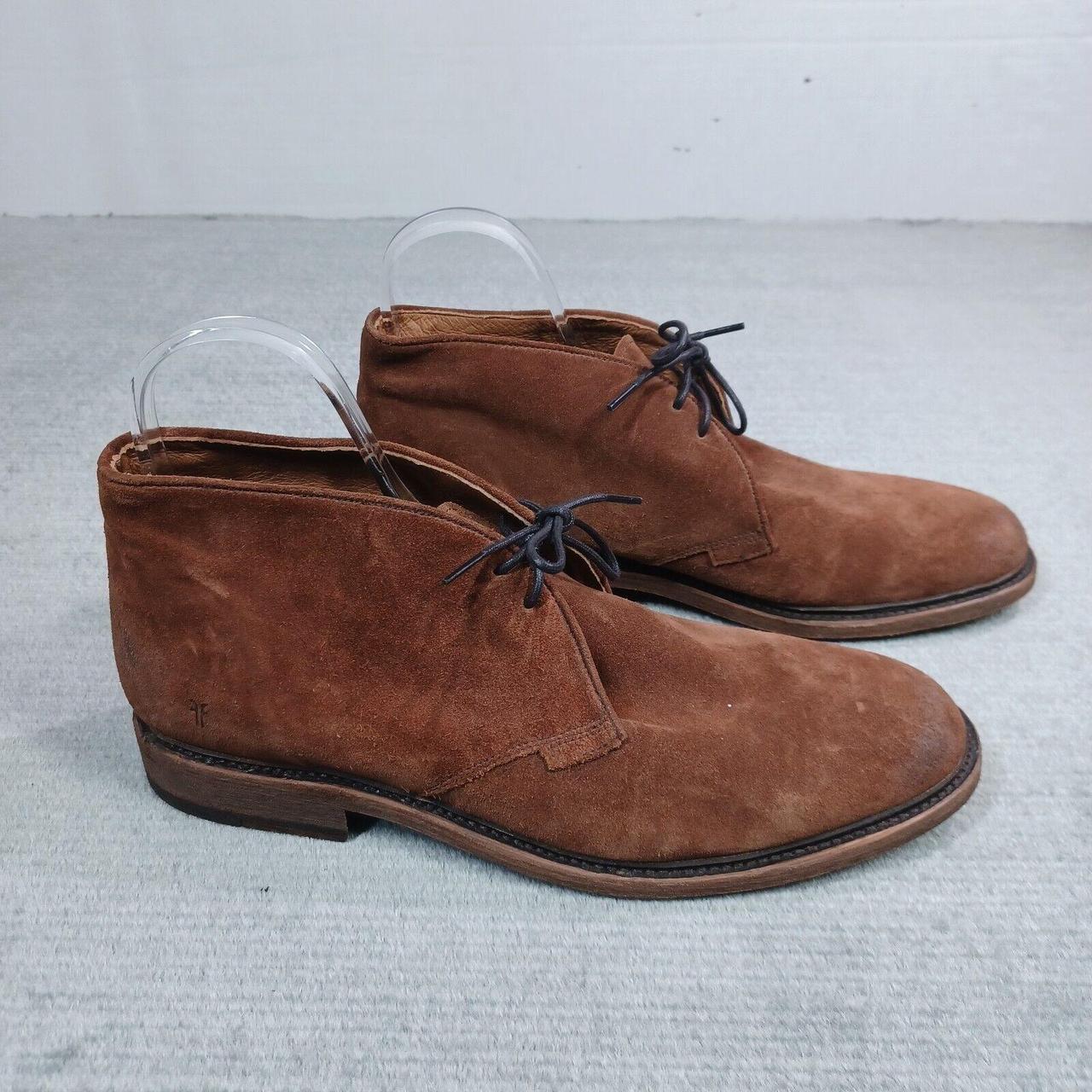 Frye Chukka Boots Mens 13 D Brown Chocolate Suede. Depop