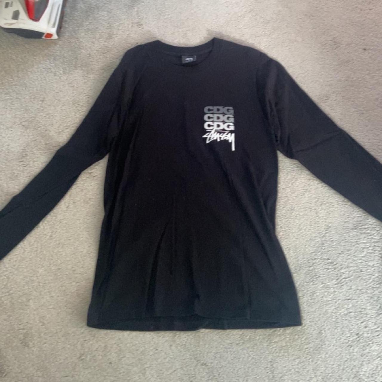 Stussy x Comme Des Garçons long sleeve shirt Worn a | Depop
