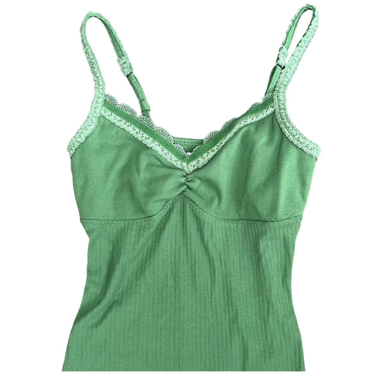 Fairy forest green camisole Like brand new! Size... - Depop