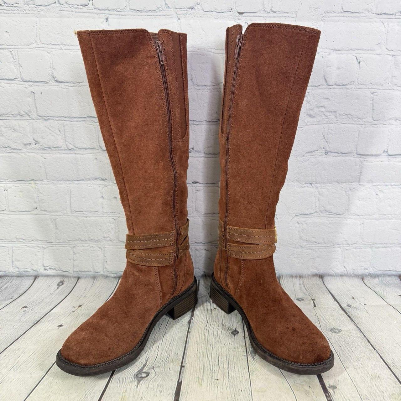 Clarks Women's Knee high Boots - Brown - US 6 – C… - image 3