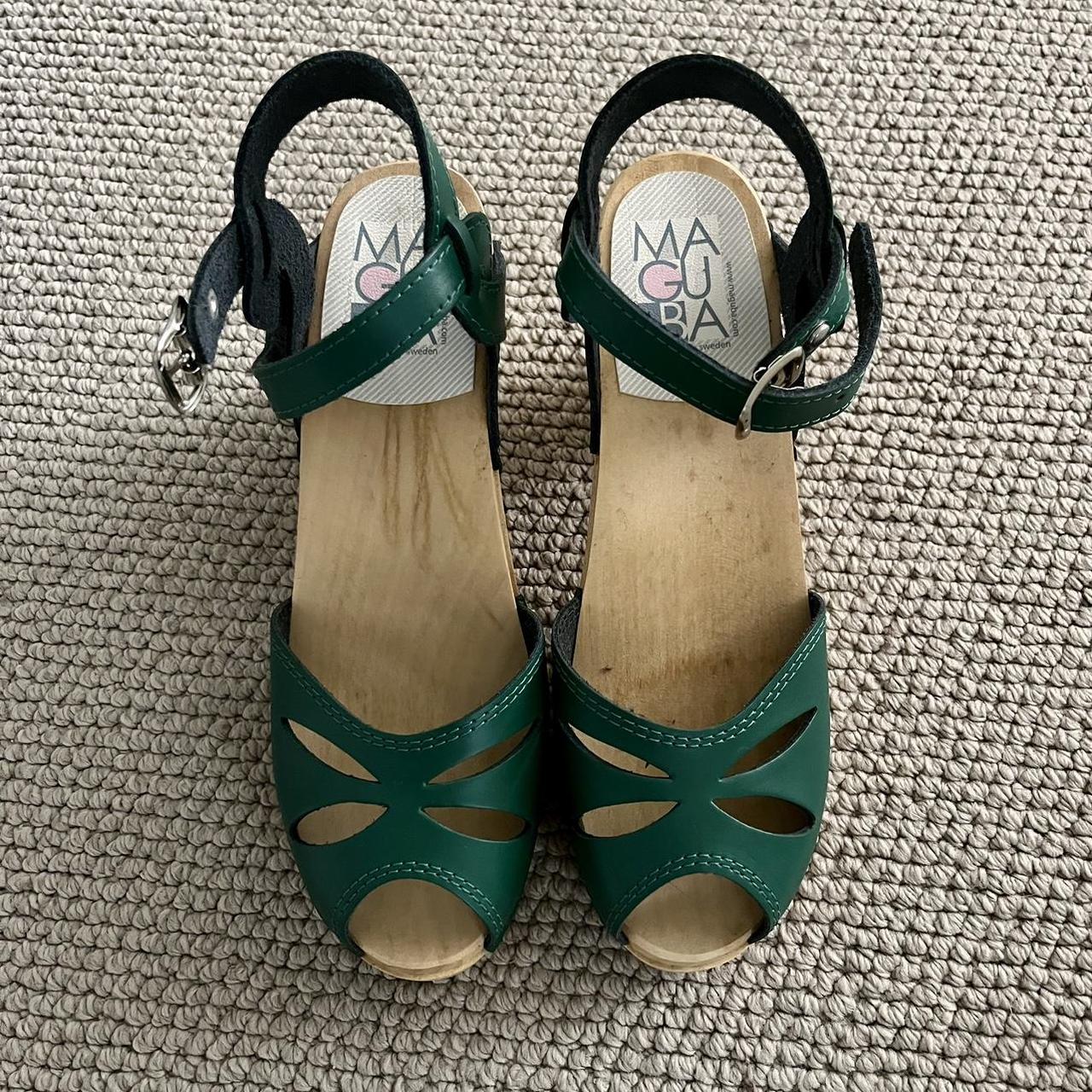 Maguba bottle green sample clogs size 37. Never worn... | Depop