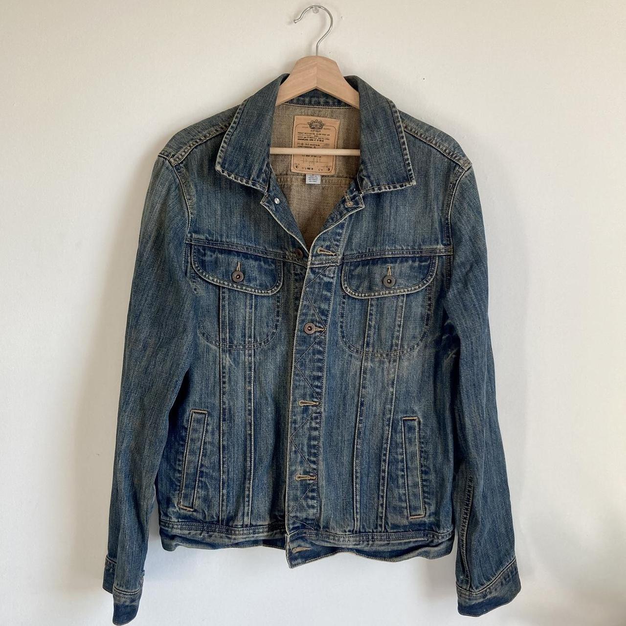 Old navy mens denim on sale jacket