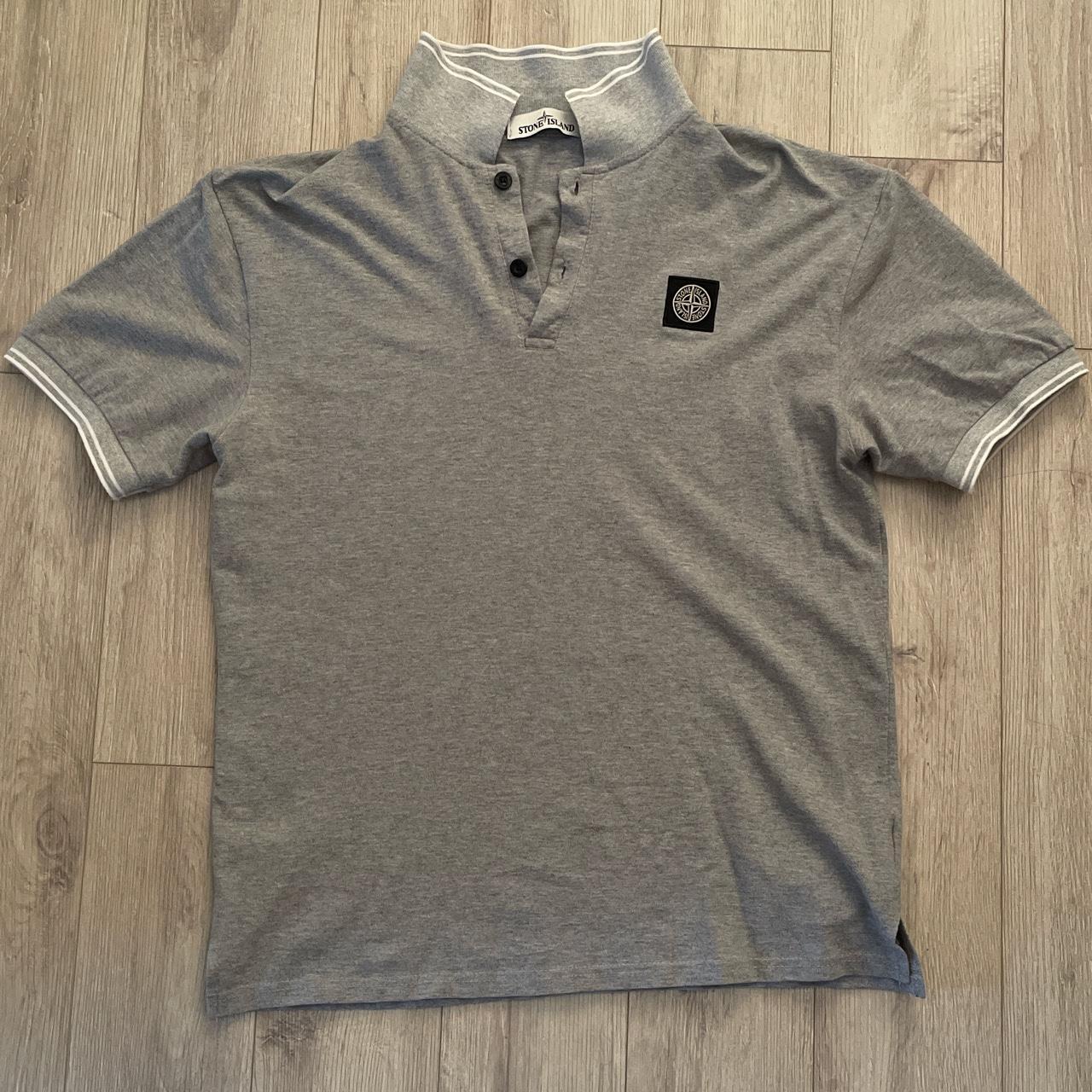 Xl (extra large) stone island polo top, only worn a... - Depop