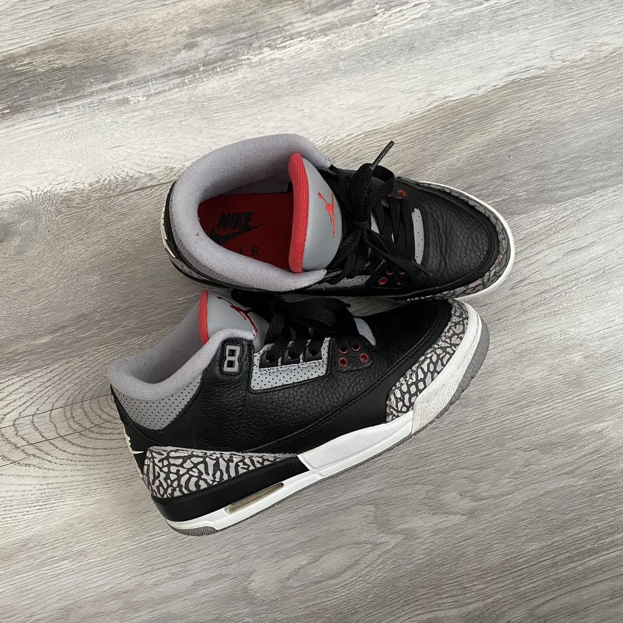 womens air jordan 3 black cement