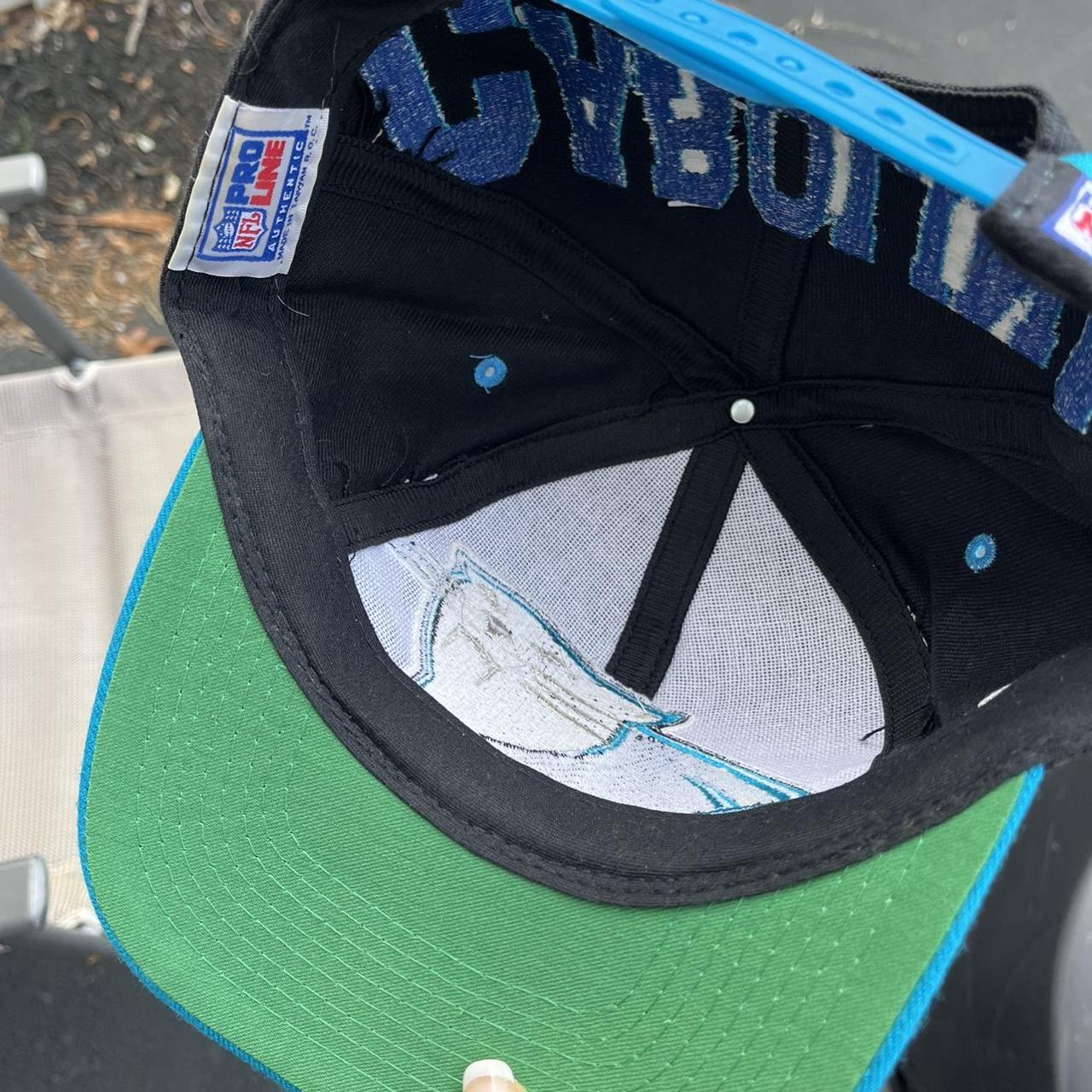 Vintage Carolina Panthers Pro Line Big Logo Snapback - Depop