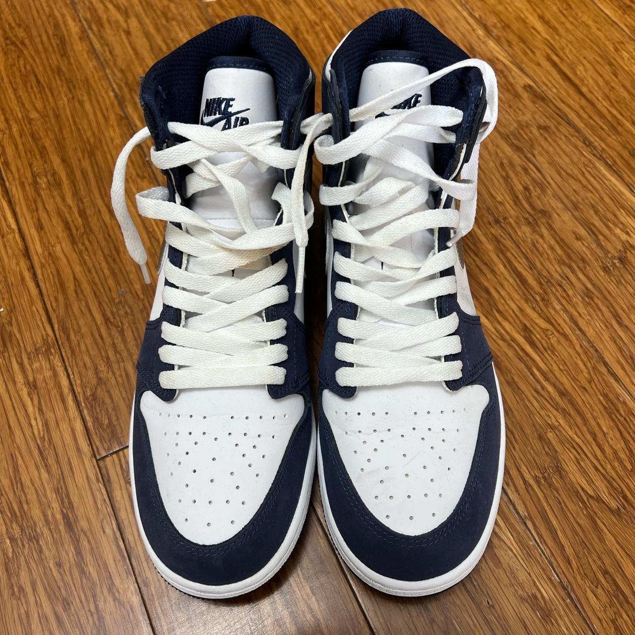 Air Jordan 1 Retro High Midnight Navy Size 8.5W or... - Depop