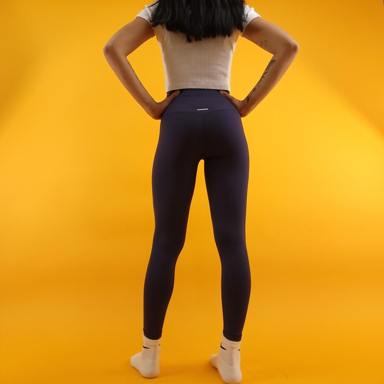 AERIE dark blue yoga pants! Super cute and perfect... Depop