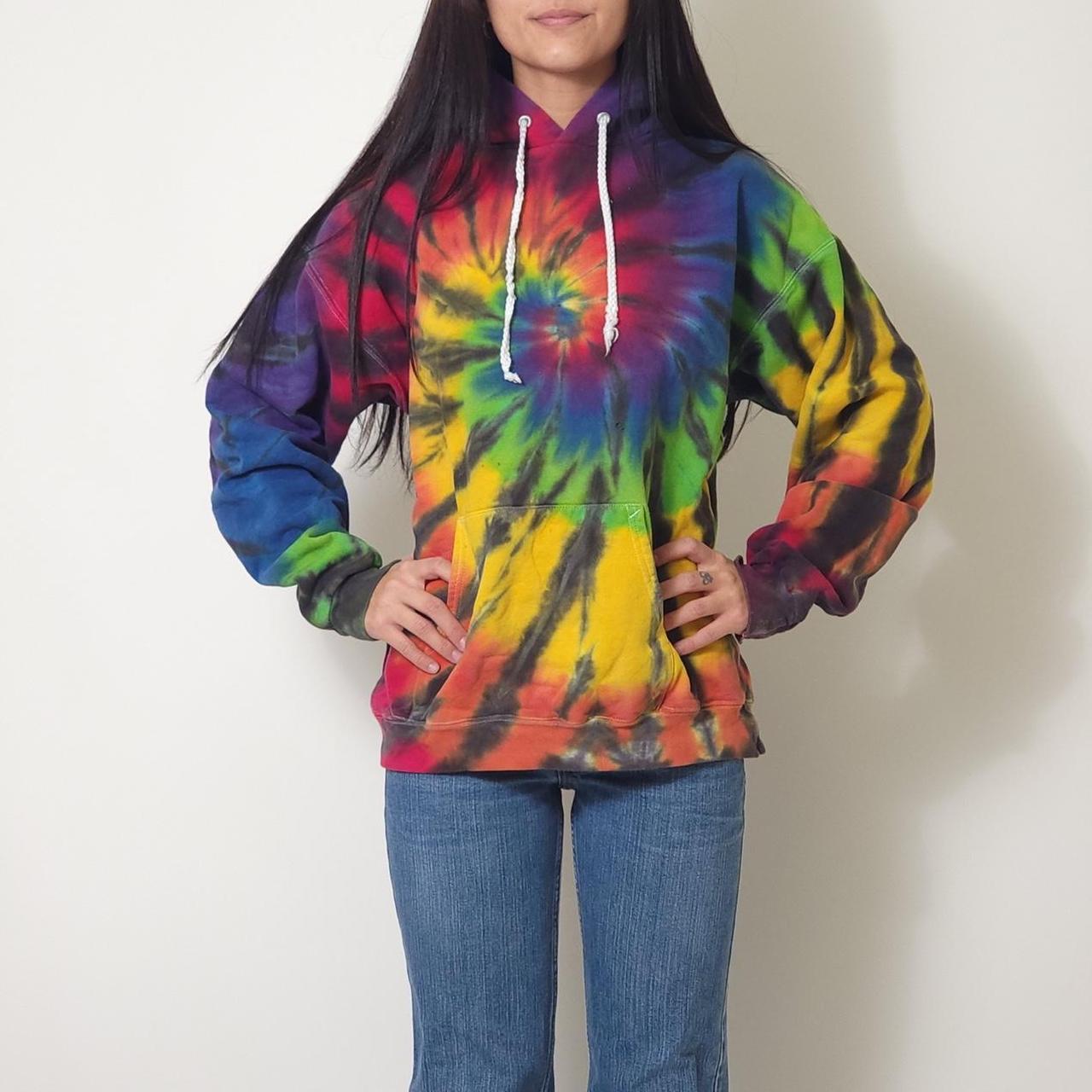 Hanes tie hot sale dye hoodie